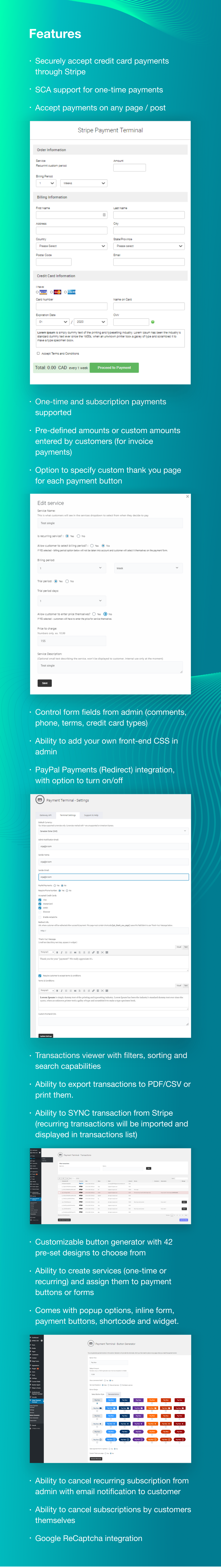 Stripe Payment Terminal WordPress - 6